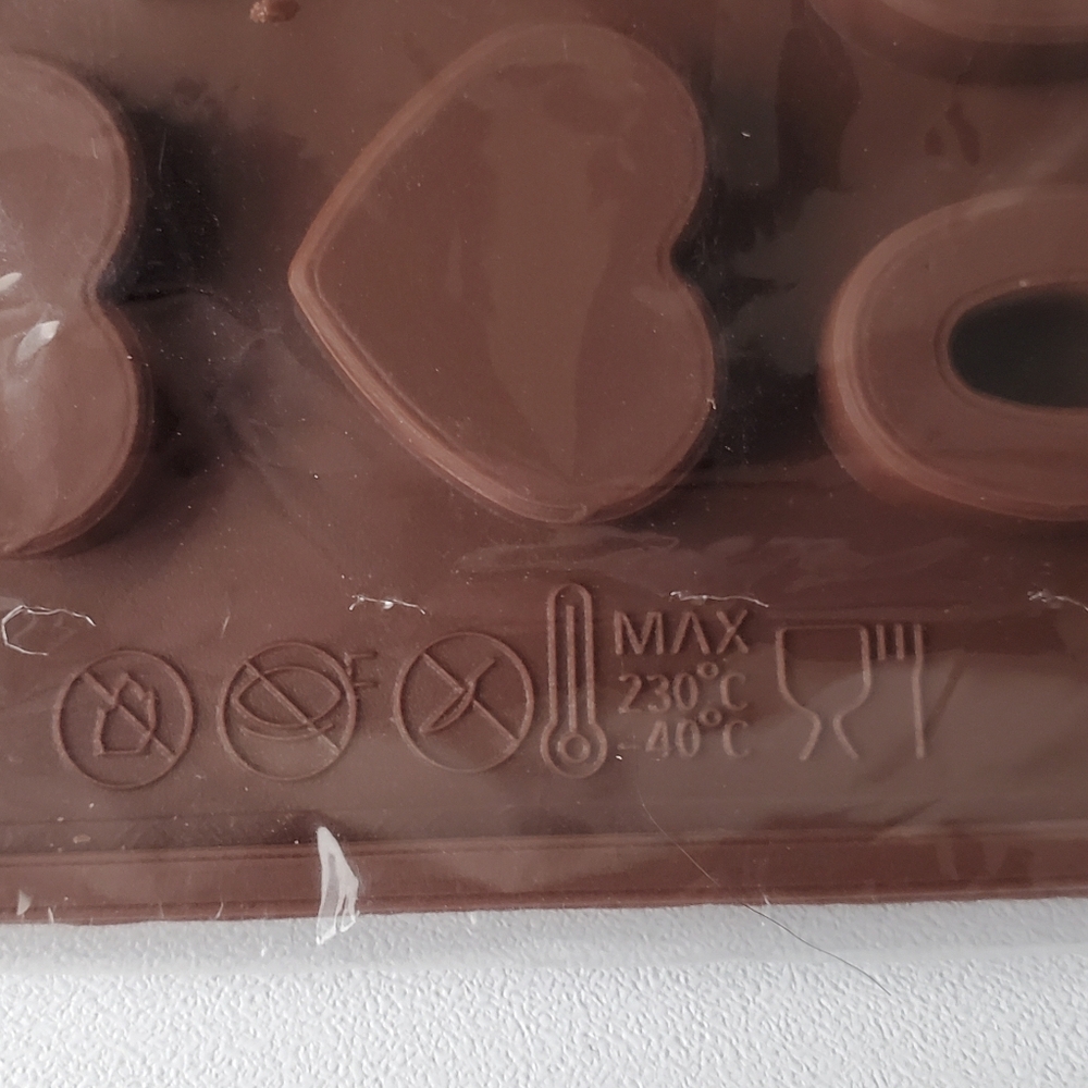 Alphabet, Happy Birthday, Numbers & Symbols Silicone Chocolate Candy Molds NWT - Picture 4 of 6